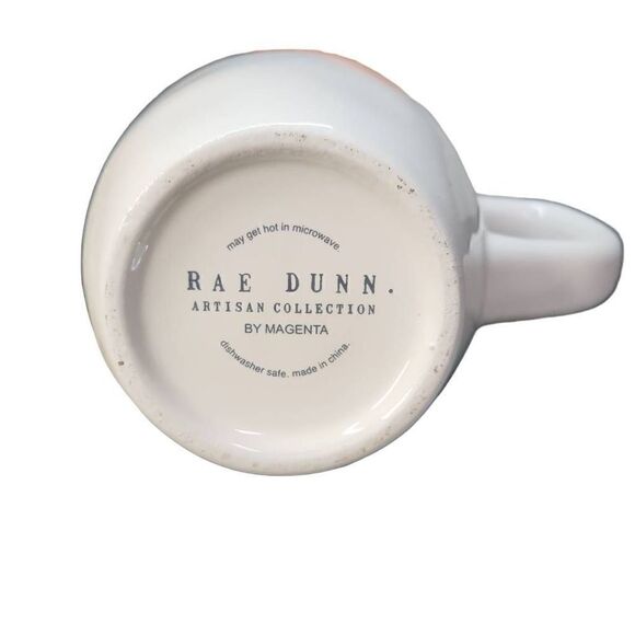 Rae Dunn White Red "Holly" Holiday Coffee Mug - Picture 2 of 3